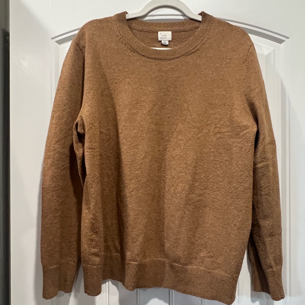A New Day Camel Crew Neck Sweater